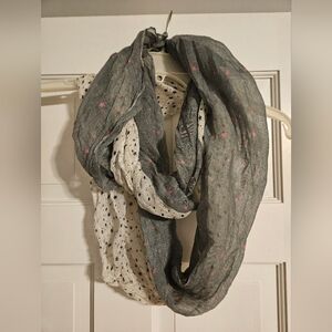 Mixed-pattern Infinity Scarf